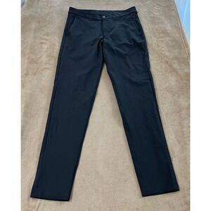 Lululemon Commission Pant Slim Warpstreme 33 Gray Trousers Athletic EUC